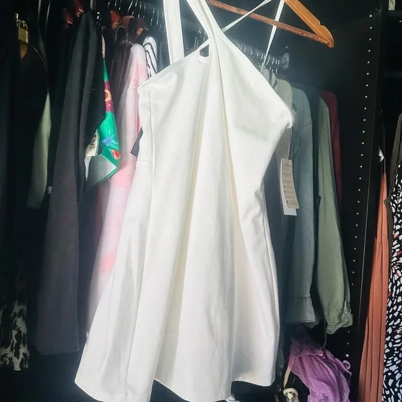 Spiritual Gangster White One-Shoulder Dress - Picture 8 of 8